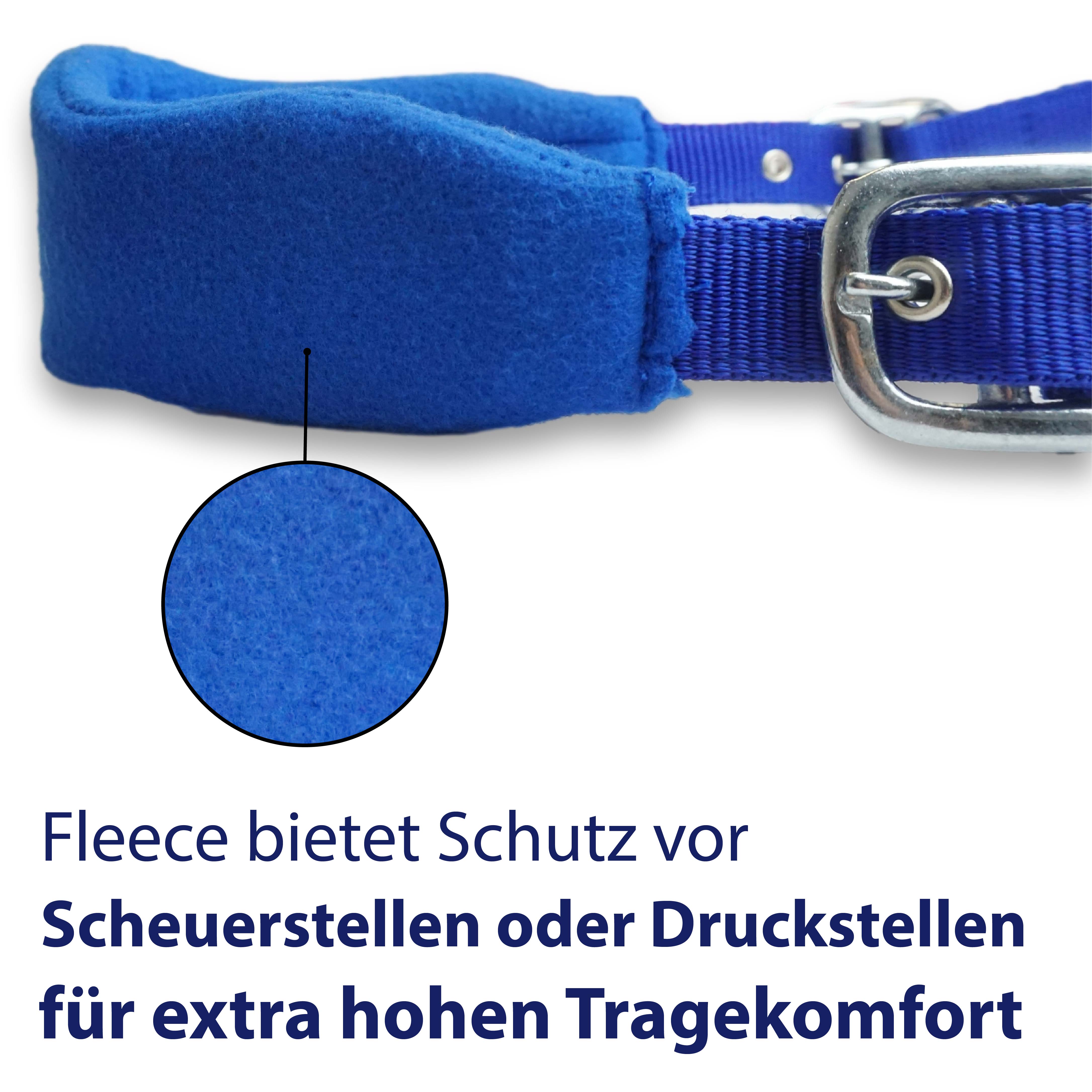 Halfter für Pferde mit Fleece